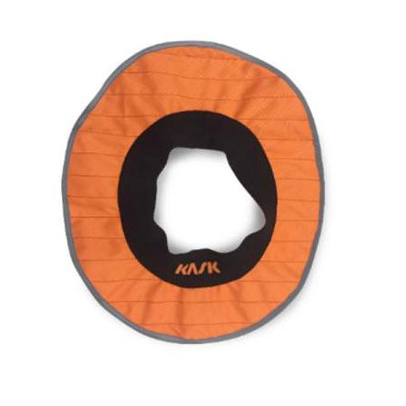 Sunbrella Helmet Over Brim KASK Sun Shield For Zenith and HP Plus Helmets - Orange Fluro