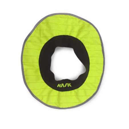 Sunbrella Helmet Over Brim KASK Sun Shield For Zenith and HP Plus Helmets - Yellow Fluro