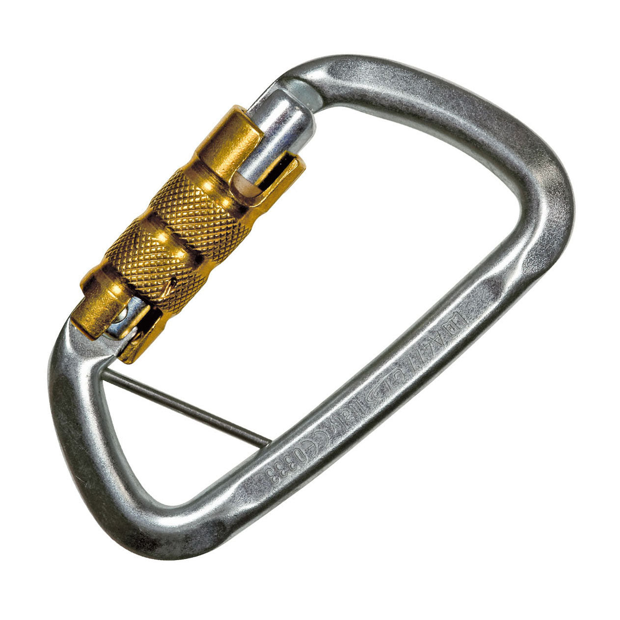 Climbing Technology Steel Triple Lock Karabiner 50kN VCT A430TBZO Connectors