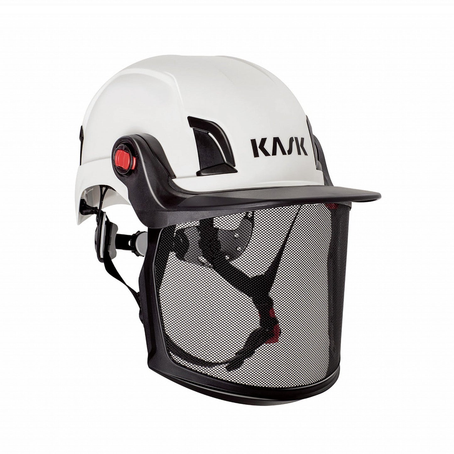 Full Face Metal Mesh Visor On KASK Zenith Helmet