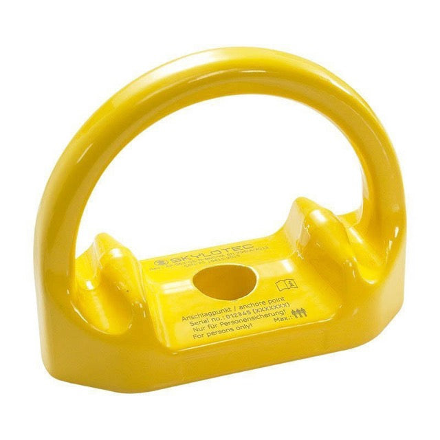 Stainless Steel Heavy Duty Yellow Two Person D Shape Anchor Point