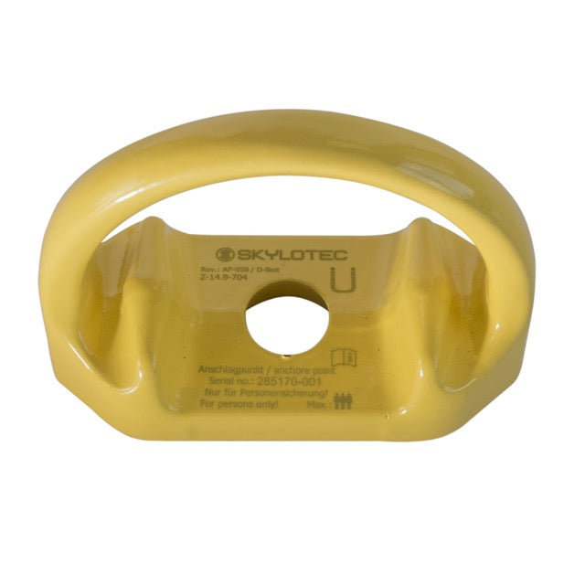 Steel Yellow Single Person D Shape Anchor Point