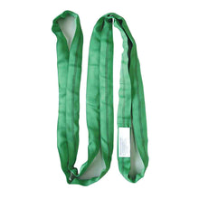 Green 2 Tonne 2 Meter Soft Slings Tie Off Adapters