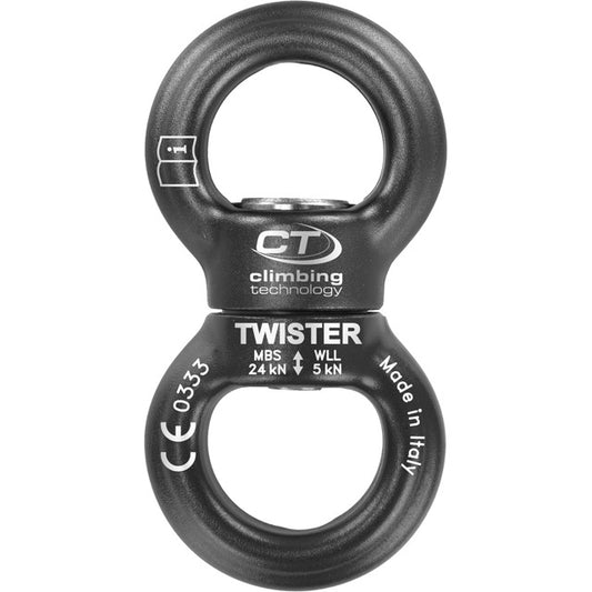 CT Twister Alloy Swivel 24kN Stealth Black