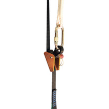 Mid Line Attachable Clamp Device Compatible with Rope, Webbing & Wire Cable Systems