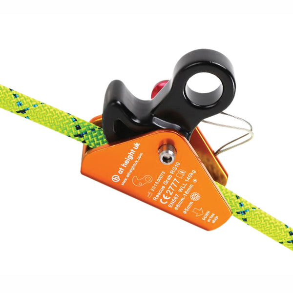 At Height UK RG10 rescue grab mid-line rope clamp for hauling systems