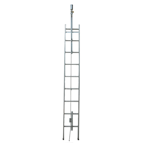 Climb Safe Ladder System for Ascending and Descending