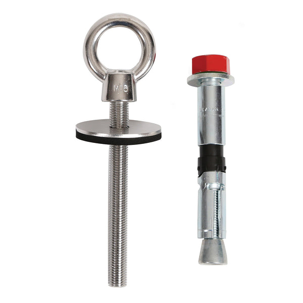 Ferno mechanical concrete anchor point kit with M16 bolts and base plate