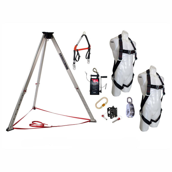 Ferno Confined Space Tripod Kit - Rescue and Retrieval – Height Safety ...