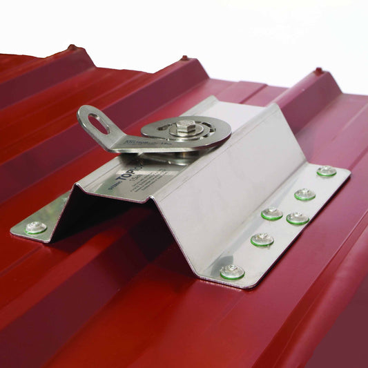 Permanent Roof Anchor for Trimdek or other High Profile Roof Surfaces