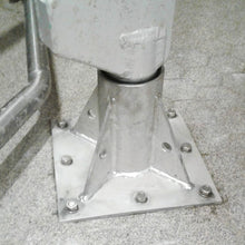 Rescue Davit Confined Space Device Honor Twin Sleeve Davit Fixed Floor Base Stainless or Galvanised