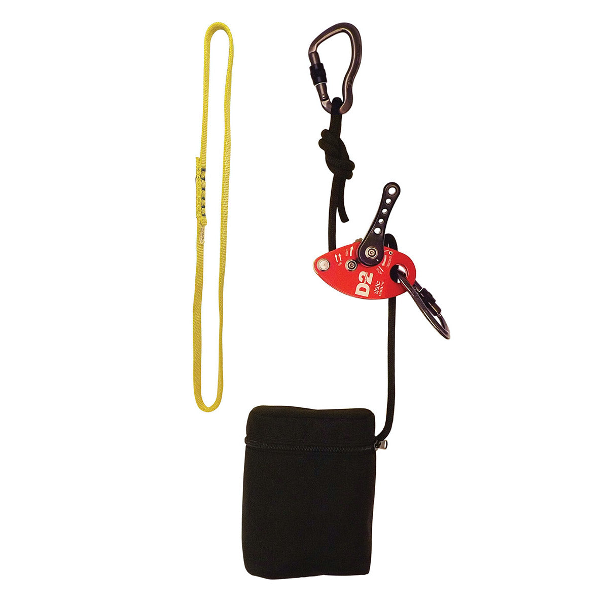 Descender | ISC D2 Descender for Personal Escape - 8mm Rope – Height ...