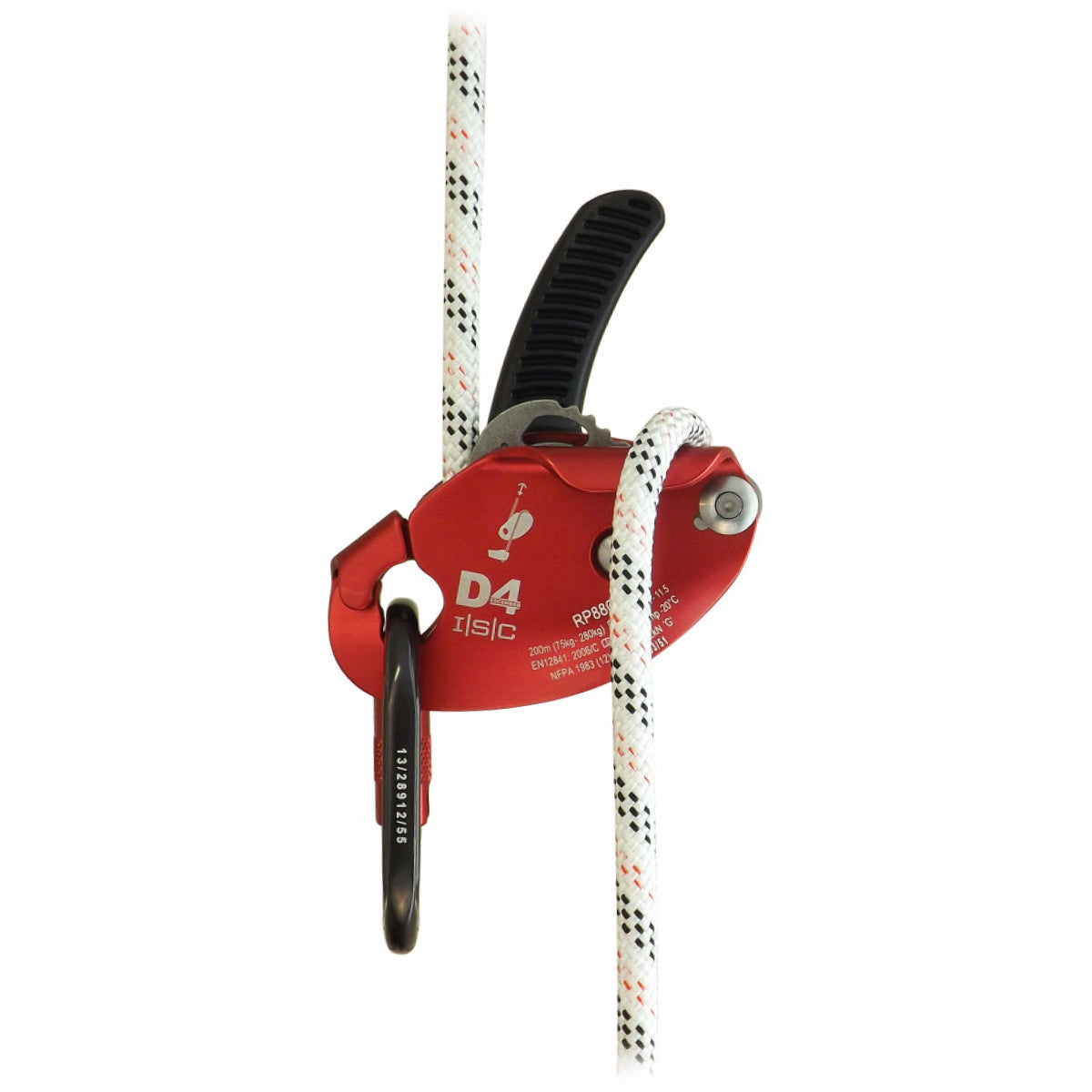Descender | ISC D4 Rescue Descender RED or BLACK – Height Safety Central