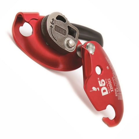 Rope Descender D5 ISC Wales 12.5mm to 13mm Rope Shown Open