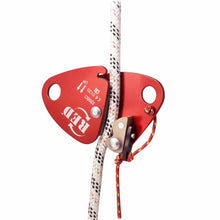 Red Back Rope Grab Back Up Device With Popper Cord Shown Open on The Rope