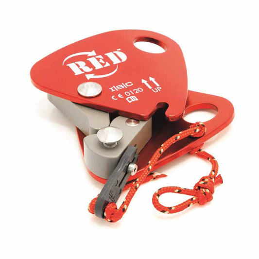 Red Back Rope Grab Back Up Device With Popper Cord Shown