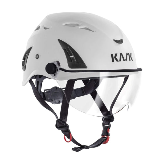 Half Face Clear / Transparent Visor On KASK High Performance Plus Helmet 