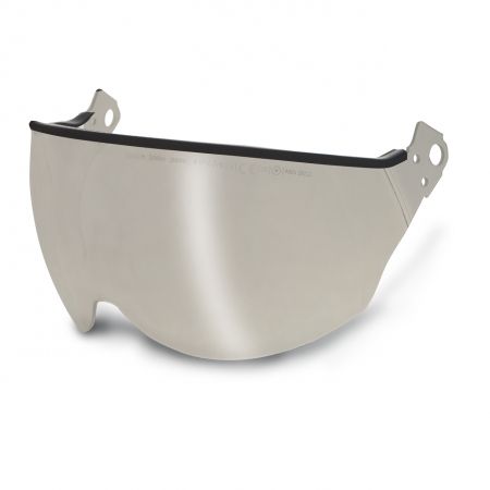 Half Face Silver Mirror Visor For KASK High Performance Plus Helmet