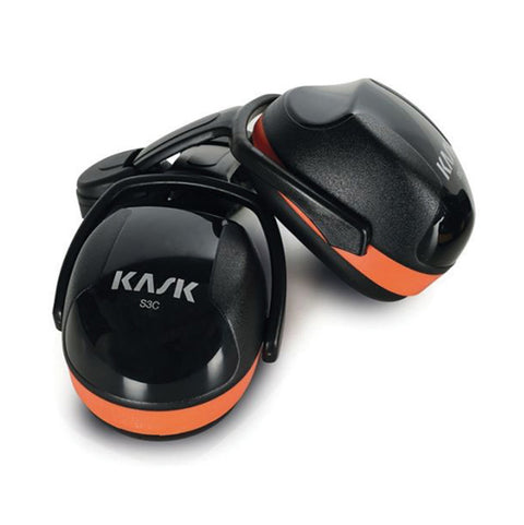 KASK SC-3 Grade Orange Helmet Earmuffs