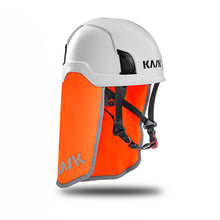 KASK Zenith Climbing Helmet Neck Shade - Orange Fluro
