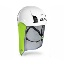 KASK Zenith Climbing Helmet Neck Shield- Yellow Fluro