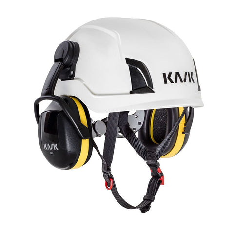 KASK Zenith Showing SC-3 Earmuffs Fitted