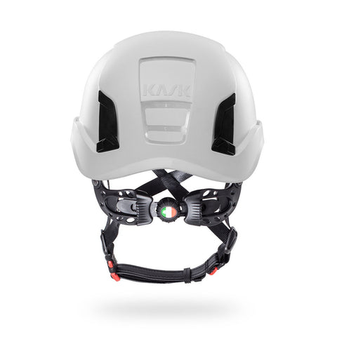 Climbing Helmet Kask Zenith Hi Vis White Rear View