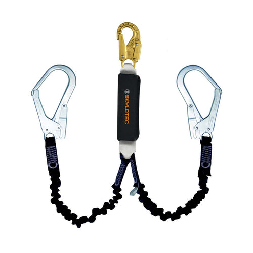 Skylotec BFD Y Flex twin tail elasticated shock absorbing lanyard