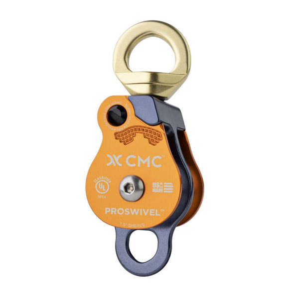 CMC Pro Swivel double aluminium rescue pulley