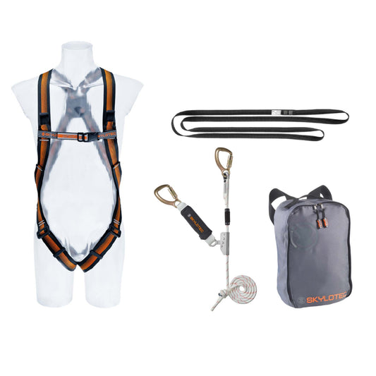 Working At Height Roof Workers Safety Harness and Fall Arrestor Kit 6