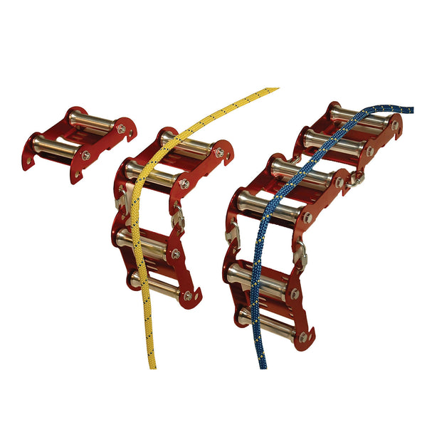 Rescuetech linkable multi-unit rope edge roller