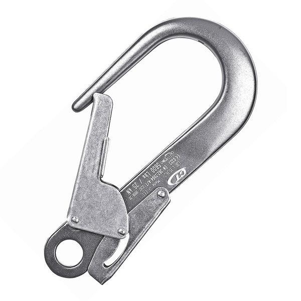 Climbing Technology alloy double action scaffold hook 60mm gate