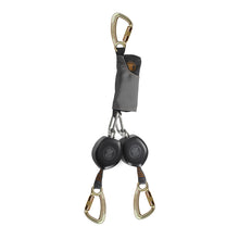 Retractable Lifeline Lanyard Twin Tail Skylotec Peanut Triple Lock Steel Carabiners 2.5 Mtrs Long