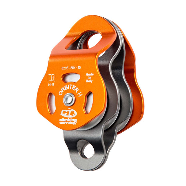 Climbing Technology Orbiter H triple pulley with becket and mobile side plates